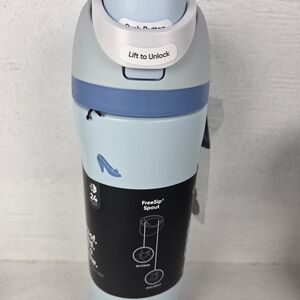Blue Water Bottle with FreeSip Spout